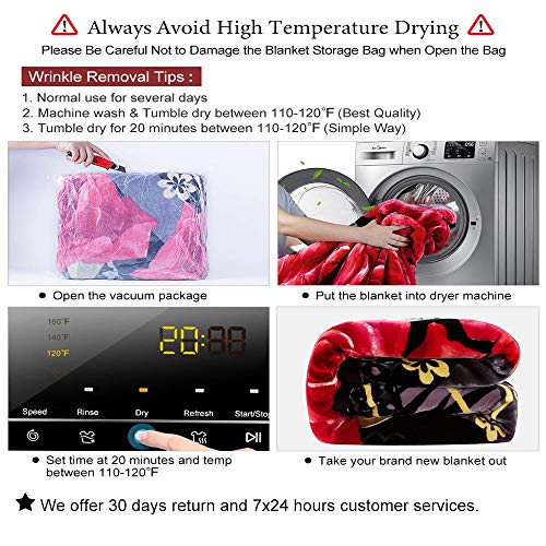 JML Fleece Blanket King Size, Heavy Korean Mink Blanket 85 X 95 Inches