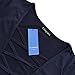 Allegrace Women's v-Neck Solid Long-Sleeve Short Fitted Dress, Dark Blue, Small