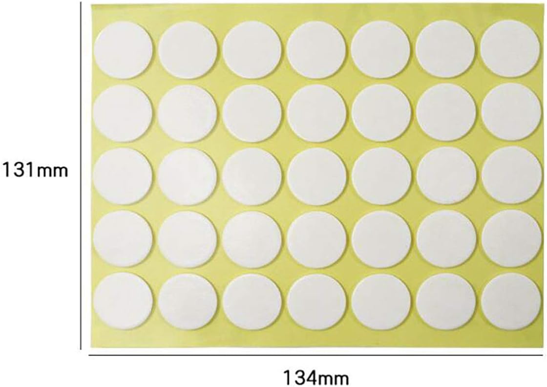 Fodattm Clear Waterproof Double Sided Adhesive Acrylic Film Sticker Super Sticky No-Trace Mounting Tape for Home Decor Office (Round A# - Image 3
