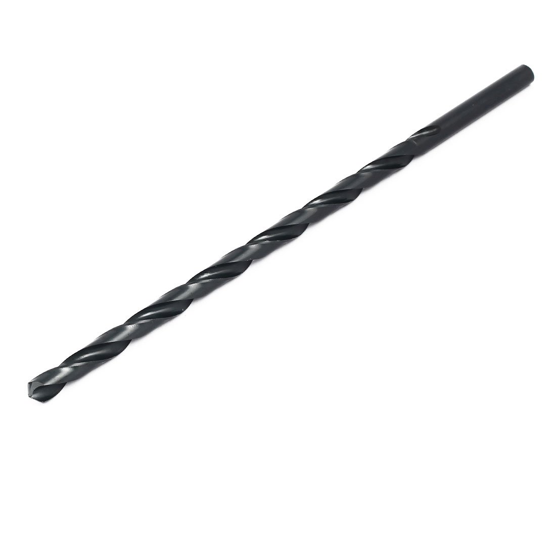 Sourcingmap 9mm Drilling Dia 250mm Length HSS Straight Round Shank Twist Drill Bit Black