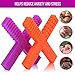 Sensory Chew Stick Toys for Boys Girls Kids with Autism, ADHD, SPD, Oral Motor Needs - Medium Hardness Teething Chewy Tubes with 4 Unique Textures (2 Pack)