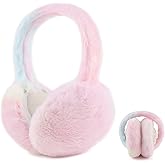 Yuoahcn Toddler Kids Winter Earmuffs Girl Warm Ear Muffs Baby Girls Plush Ear Warmers Cute Ear Covers Headband 3-8Y