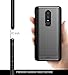 OnePlus 6 Case, Poetic Karbon Shield [Shock Absorbing] Slim Fit TPU Case with [Carbon Fiber Texture] for OnePlus 6 Black