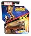 Hot Wheels Character Cars 2018 - Marvel Avengers Infinity War - Groot,Vintage Burgundy Metallic