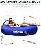 Boha Inflatable Lounger Bag Air Sofa Lounge Hammock and Pool Float, Perfect for Hiking Camping Beach Hangout Music Festivals Pool Parties, The Most Comfortable Air Lounger! (Midnight Blue)