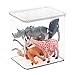 mDesign Kids/Baby Toy Storage Box, for Blocks, Play Kitchen Pieces, Costumes - 6.75