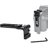 NICEYRIG Right Angle Dual Cold Shoe Mounts Bracket, Cold Shoe Extension Bar with Quick Release NATO Rail, 1/4'' Threads - 376