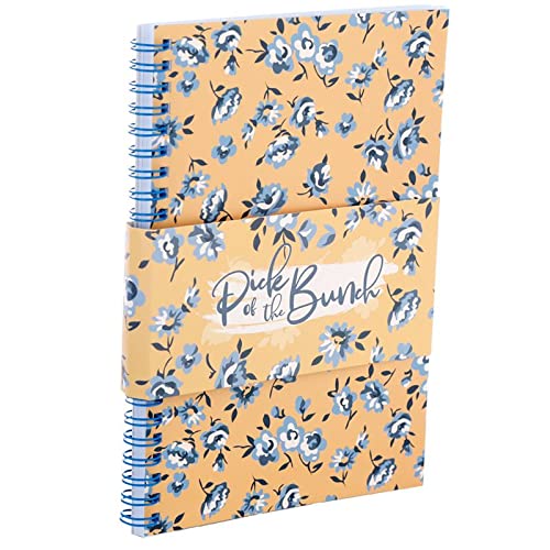 Puckator A5 Spiral-Bound Notepad - Peony Flowers