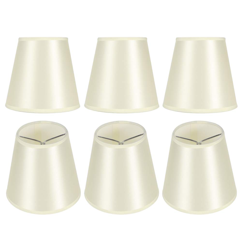 Lampshade, Home Decor Lamp Shade, 6Pcs E14 Chandelier for Living Rooms Study Rooms Corridors Halls Bedrooms Hotels Studios Coffee Shops
