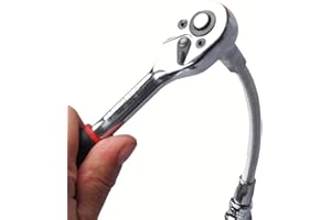 1pc 1/4 Inch Flexible Socket Adapter, Extension Rod Ratchet Wrench Driver Socket, For Electrical Spanner Drill Tools Accessor