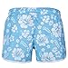 MEATHY Women's Floral Boardshort Elastic Waistband Beach Shorts With Drawstring