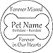 Personalized Pet Memorial Step Stone 11