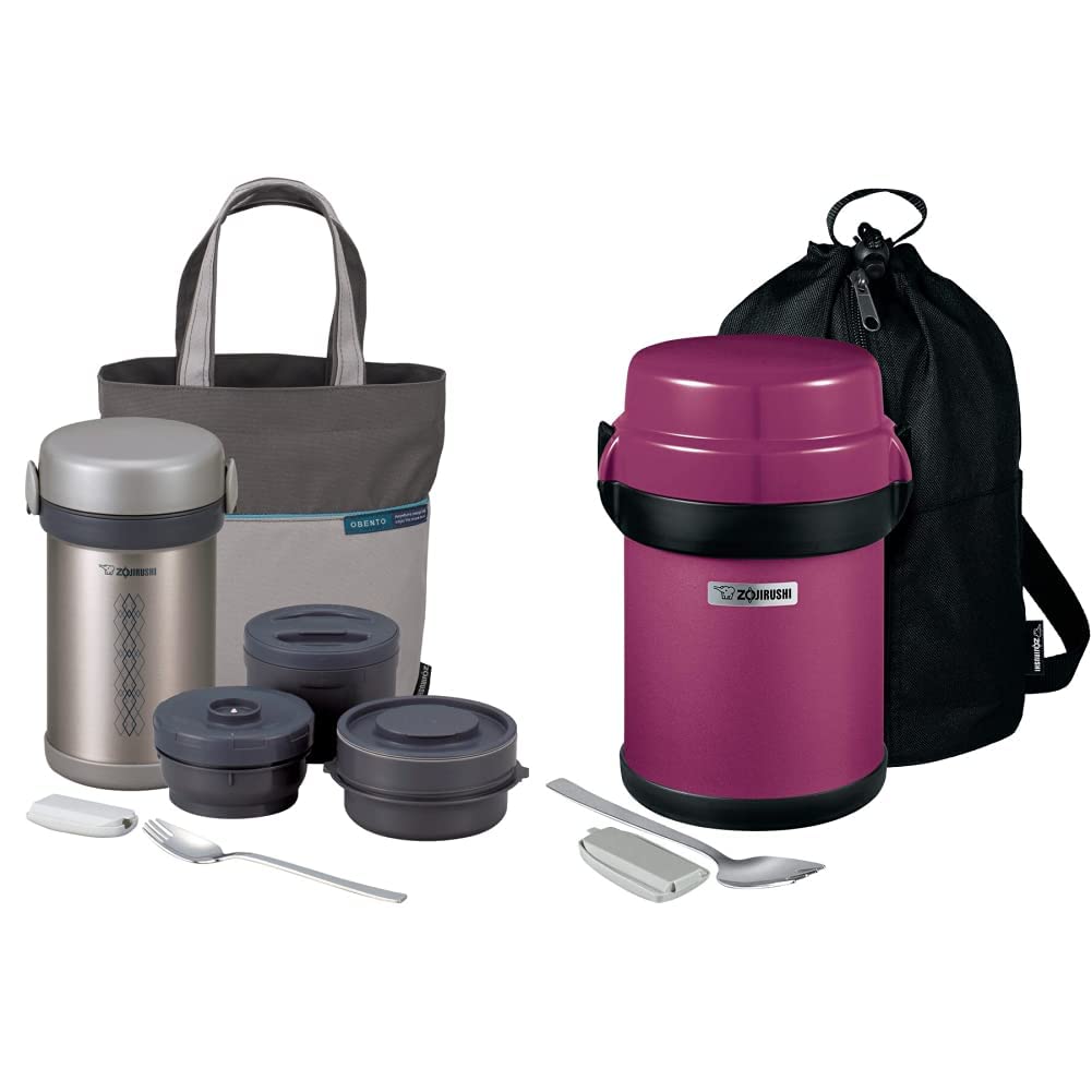 Zojirushi Bento Stainless-Steel Vacuum Lunch Jar, - Main Image
