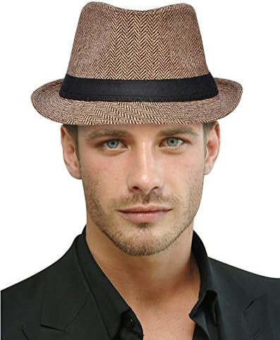 Harcadian Trillby Hat For Men Fedora Hat