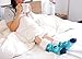 Pudus Horse Aqua Cozy Winter Slipper Socks for Women and Men with Non-Slip Grippers and Faux Fur Sherpa Fleece - Adult Regular Fuzzy Socks