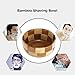 Anself Men's Shaving Bowl Male Soap Cup Bamboo Wet Shaving Mug Bowl Face Cleaning Shaving Mug Tool