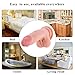 Realistic Dildo, Hismith 7.5” Dual Density Dong with Suction Cup，5.5” Insertable Lifelike Penis for Beginners, Sex Toy for Couples