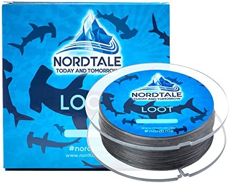 Nordtale Loot Braided Fishing Line 300yards 547yards - Improved Braided Fishing Lines - Abrasion Resistance - Zero Stretch - Thinner Diameter 6lb-80lb