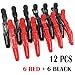 Muchengbao 12PCS Styling Hair Clips ，Professional Hair Clips with Hair Styling Haircuts and Sectioning, Alligator Hair Clips For Thick Hair-Non-Slip DIY Accessories Hairgrip Easy to Use, Unisex