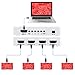 HengLiSam plastic casing 1 in 4 out hdmi splitter with power adapter support 4K 30Hz,,3D,2160P HD projietor,HD display,PS3,PS4, Laptop,Camera HD tv Sony TV,Sharp TV Samsung tv