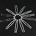 Pixnor 30pcs Bridal Clear Crystal Rhinestone Hair Pins Clips Decorative Wedding Flower for Women