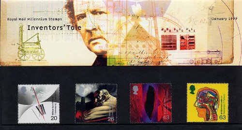 1999 Inventors' Tale Presentation Pack PP258 (printed no. 294) - Royal Mail Millennium Stamps