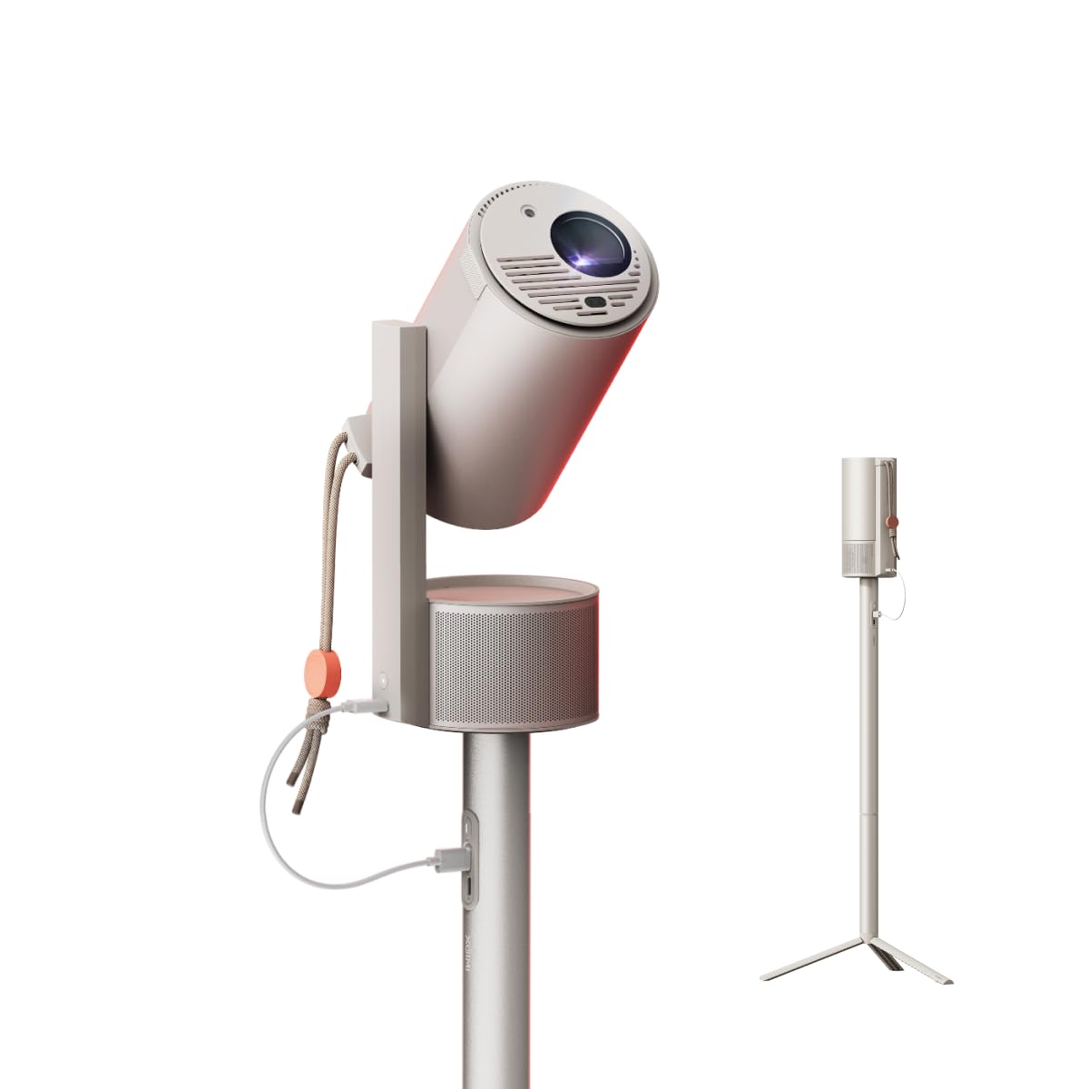 XGIMI MoGo 3 Proプロジェクタースタンドセット パワーバンク一セット Google TV搭載 1080P 450 ISOルーメン プロジェクター 小型 家庭用 アウトドア 【ISA 2.0技術 /Bluetooth 5.1 /Netflix公式ライセンス取得】商品画像