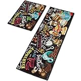 Kitchen Mats Set - Artistic - 2 Piece(23.6