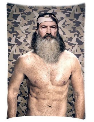 Artsalong Sexy Men Duck Dynasty Throw Pillow Cases Standard Size