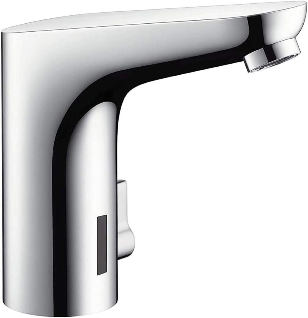 hansgrohe 31173000 Focus Electronic Basin Tap with Temperature Control, Chrome, Silver