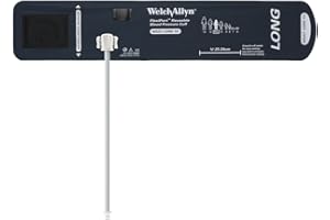 Welch Allyn REUSE-11L-1SC FlexiPort Reusable Blood Pressure Cuffs with Screw-Type Connector, Adult Long, Size 11L