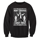 FreshRags Hans Solo Star Wars Ugly Christmas Sweater Parody Sweatshirt