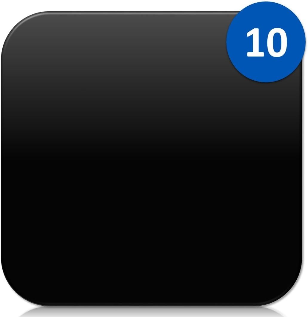 CamShield WebCam Cover | Pack of 10 - Black | Reusable, Safe, and Secure | 100% SATISFACTION GUARANTEE