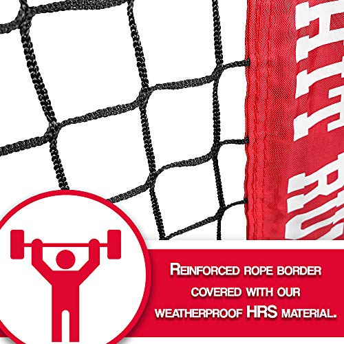 Hit Run Steal Heavy Duty Softball & Baseball Net with Carrying Bag, and