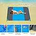 HiCool Large Beach Blanket Sand Proof Oversized Waterproof Travel Upgrade Beach Mat Sand Free Folding Washable Outdoor Picknick with Zipper Pocket 6 Stakes 10′ x 9′ 9′ x 7′ or 5′ x 4.5′thumb 1