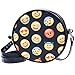 Catty Kelly Emoji Leather Handbag Cross Body Shoulder Messenger Bag