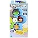 Mattel Angry Birds Red Bird, Gray Helmet Pig, White Bird Add-On, 3-Pack