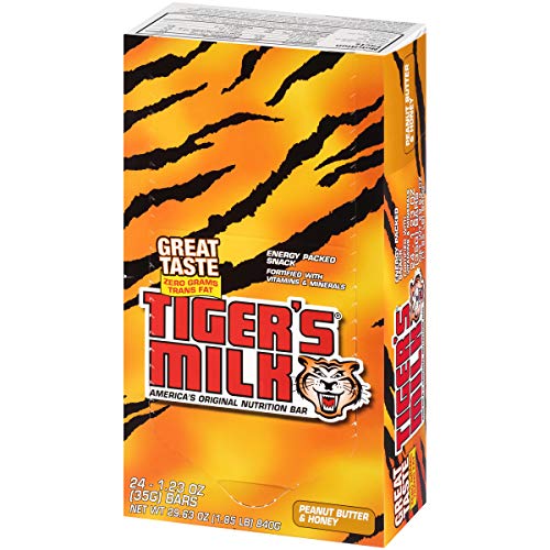 Tiger's Milk Peanut Butter & Honey Protein Nutrition Bar, 35 g (Pack of 96) - Thumbnail 3