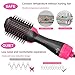 Hair Dryer Brush, One Step Hot Air Brush, Hair Volumizer Curler Straightener Styler, Salon Negative Ion Ceramic Electric Blow Combthumb 3