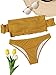 SweatyRocks Women's Sexy Bikini Set Off Shoulder Bandeau Two Piece Swimsuit