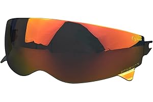 BUZHI Helmet Visor Helmet Lens Visor Replacement for Scorpion EXO Retro Helmet Motorcycle Wind Shield Helmet Lens
