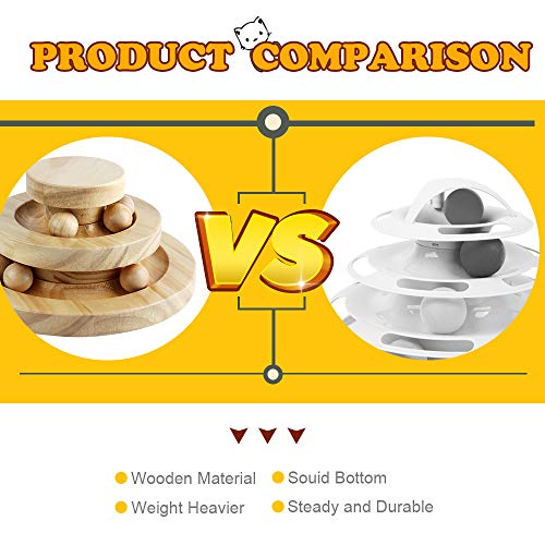 Tarnel-Interaktives-Katzenspielzeug-aus-Holz-zweilagig-drehbar-Smart-Track-Ball-Schaukelrolle-Geschenke-Turntable-fr-Katzen