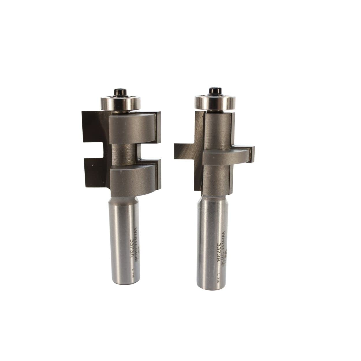 Whiteside Router Bits 3373 Straight Tongue and Groove Set with 1-1/4-Inch Large Diameter and 1/2-Inch to 1-1/4-Inch Cutting Length