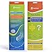 Feetmat Men's Soft Pain Relief Anti-Fatigue Shock Absorption Orthotic Shoe Insoles/inserts，Sizes 8-12