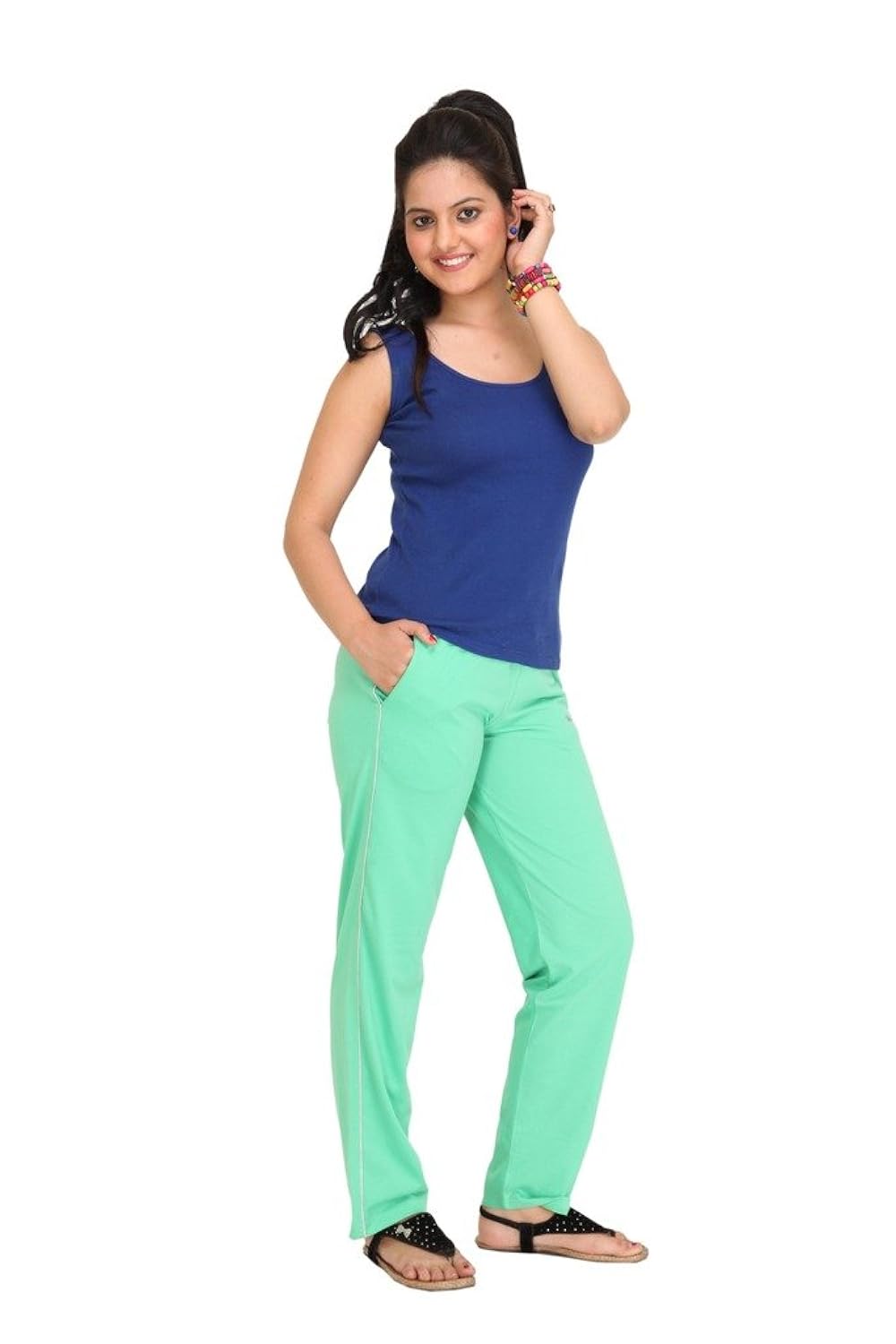 colors & blends - women's cotton pyjamas/lowers