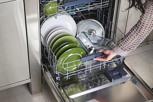Rapidò CNF 4A4S3PSX Máquina de lavar loiça 60 CM, 14 serviços, ecrã digital, Wi-Fi, 10 programas, terceira bandeja, arranque atrasado, indicador de sal e auxiliar de enxaguamento, 44DB, Inox