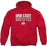 LOGOVISION The Ohio State University Official Stacked Unisex Adult Pull-Over Hoodie