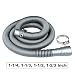 Washing Machine Drain Hose by Eligara | Long Discharge Pipe, Universal Fit All Washer Drain Hose Extension/Replacement Kit (6 Feet)