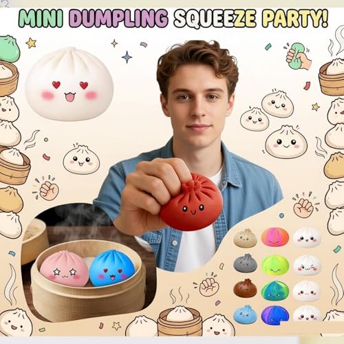 SLEEPHEAD®24 PCS Random Surprise Dumpling Squishies