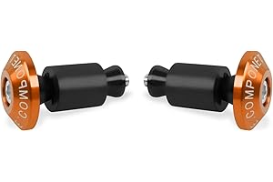 CHIFUN Universal 7/8" 22mm Bar Ends Plug Slider Aluminum Handlebar Grips Bar End Caps Replacement for Motorbike Racing ATV Of